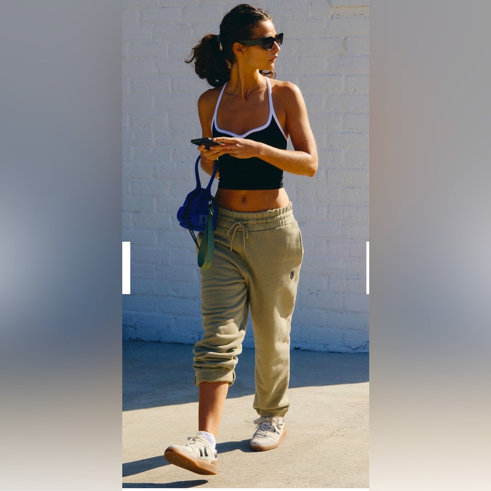 NWOT Free People FP Movement A Cut Above Slim Joggers Sweatpants Sage Green XS